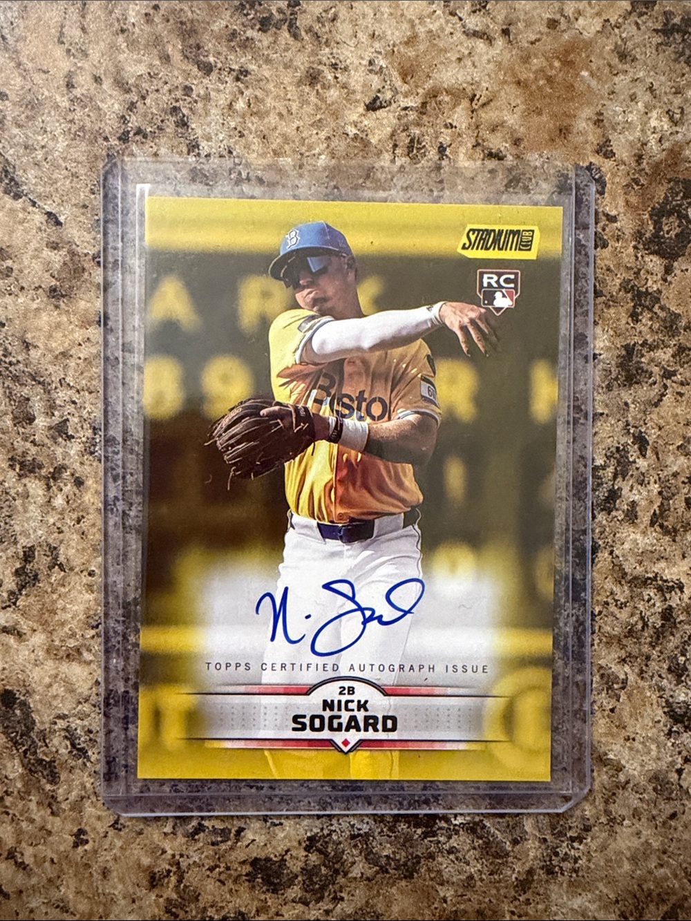 Topps Nick Sogard Autograph Rookie Card